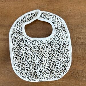 Chic Leopard Print Baby Bib